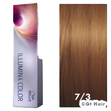 Wella Illumina Color 7/3 Medium Blonde/Gold 2oz
