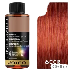 Joico LumiShine Demi Liquid 6CCR Copper Copper Red Dark Blonde 2oz