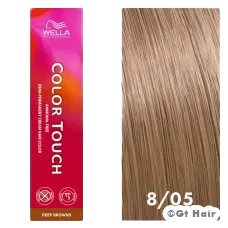 Wella Color Touch 8/05 Light Blonde/Natural Mahogany 2oz