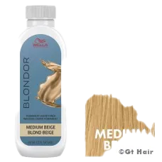 Wella Blondor Liquid Hair Toner /01 Medium Beige 2oz