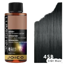 Joico LumiShine Demi Liquid 4SB Silver Blue Medium Brown 2oz