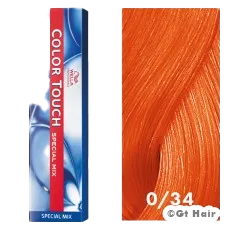 Wella Color Touch 0/34 Gold Red 2oz