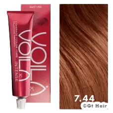 Voila 3C Intense 7.44 Medium Intense Copper Blonde 2oz