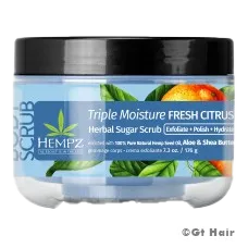 Hempz Triple Moisture Fresh Citrus Body Scrub 7oz