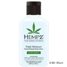 Hempz Triple Moisture Whipped Body Creme Moisturizer - 2.3oz