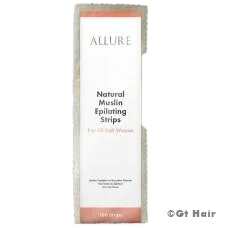Allure Natural Muslin Epilating Strips 100pk - Large 3x9"