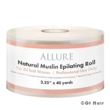 Allure Natural Muslin Epilating Roll - 40yd