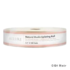 Allure Natural Muslin Epilating Roll - 100yd