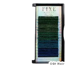Fixe Diva Glam Glitter Lashes - Blue/Green / 0.15 / C / Mix