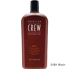 American Crew 3-in-1 Shampoo - 34oz